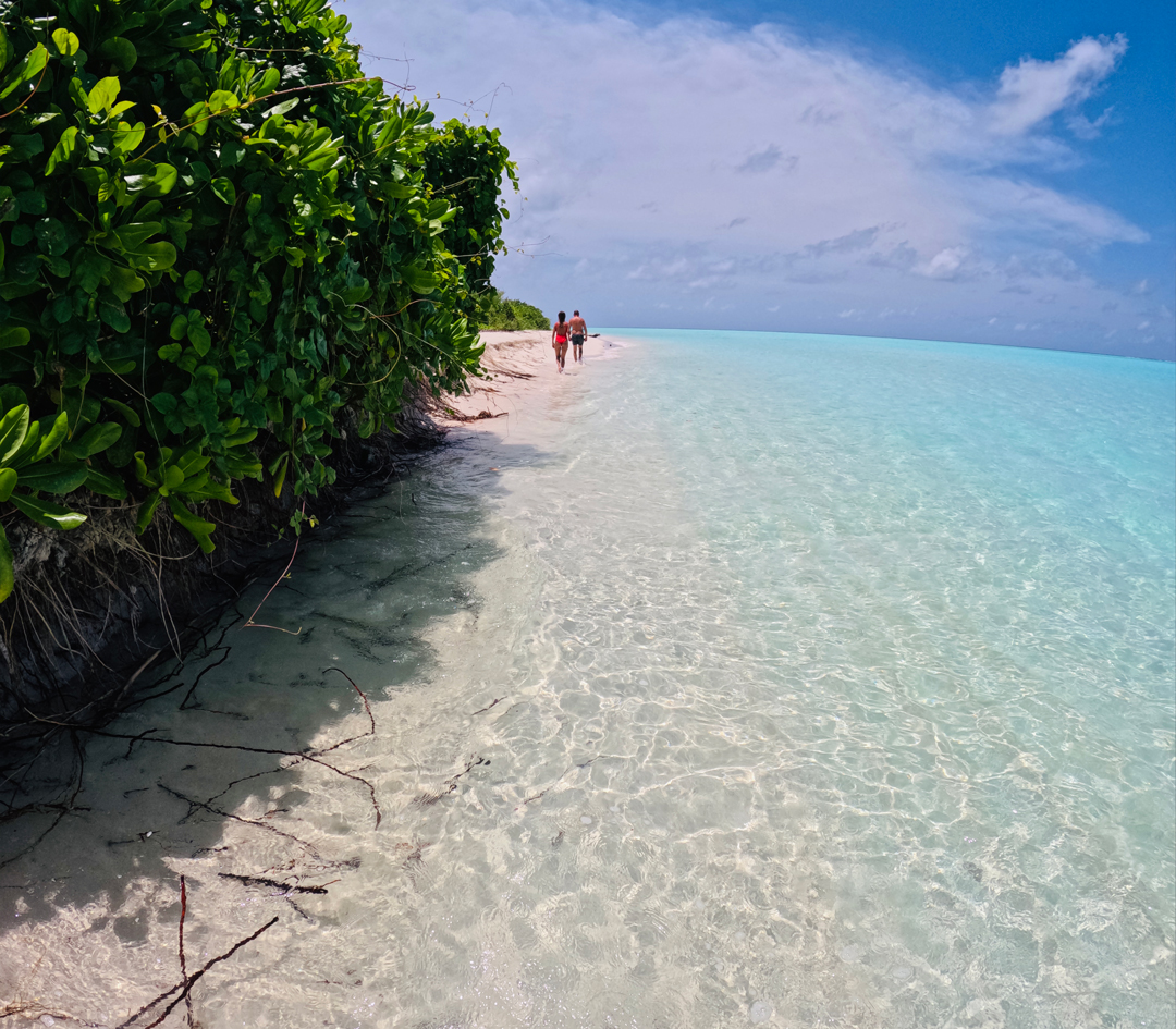 Guest House alle Maldive - Boaveli Maldives - lingua di sabbia